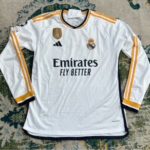 NEW 23/24 home kit Real Madrid Jude Bellingham 5 long sleeve champions league